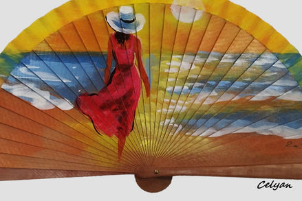 Abanico Atardecer R 1126