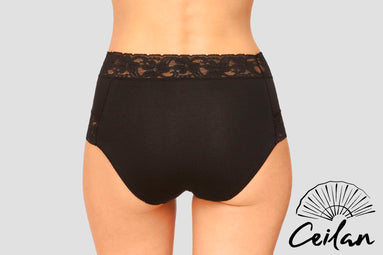 Braguita Algodón Encaje Ancho.