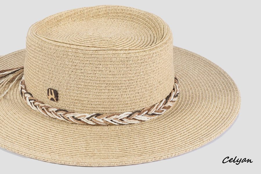 Sombrero Cinta Trenzada