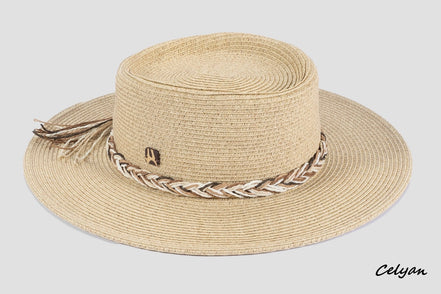 Sombrero Cinta Trenzada