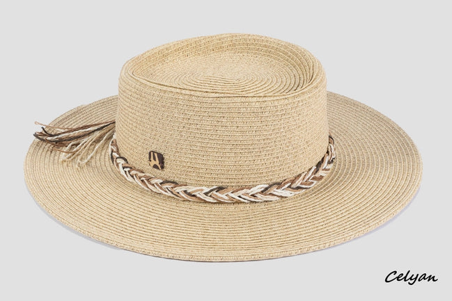 Sombrero Cinta Trenzada