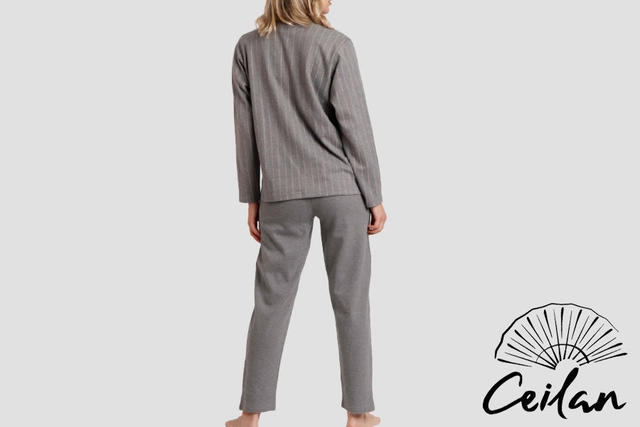 Pijama Mujer GRIS JASPE
