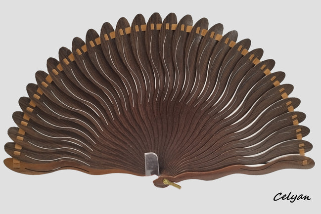 Abanico Baraja Palo Santo C 8059