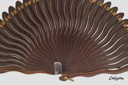 Abanico Baraja Palo Santo C 8059