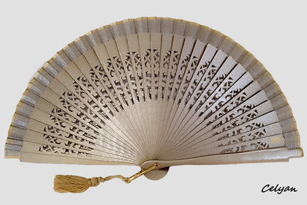 Abanico Bolso Dorado 806