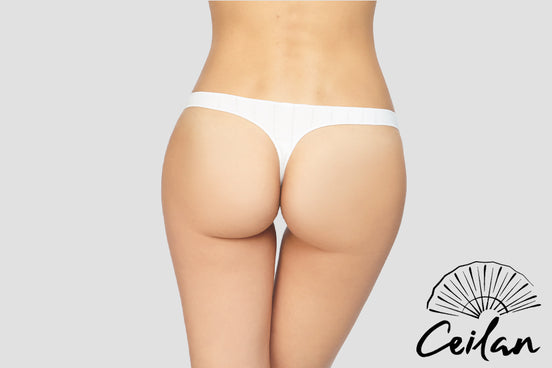 Tanga Algodón Blanco Avet