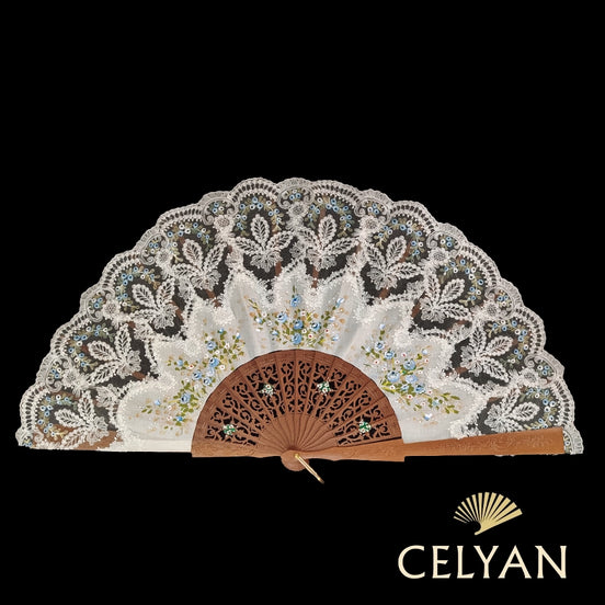 Abanico Artesano Novia Cb 9066