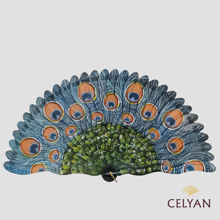 Abanico Baraja Pavo Real C 8874