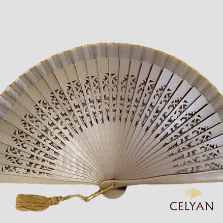 Abanico Bolso Dorado 806