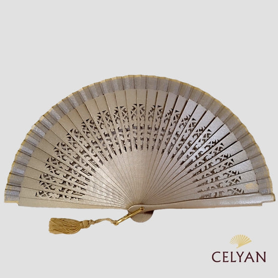 Abanico Bolso Dorado 806