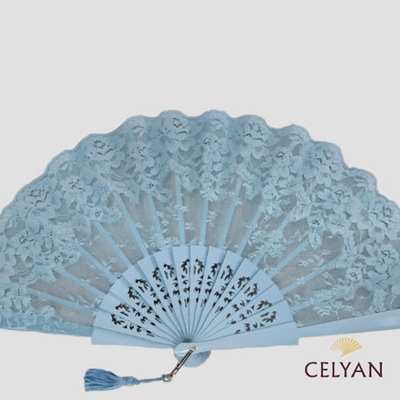 Abanico Ceremonia Celeste R 762
