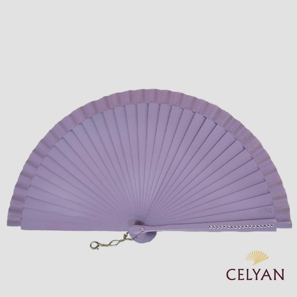 Abanico Ceremonia Malva R 1186