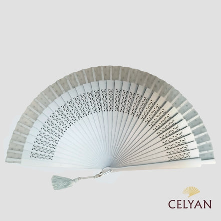 Abanico Ceremonia Plata R 1248