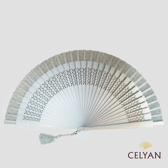 Abanico Ceremonia Plata R 1248