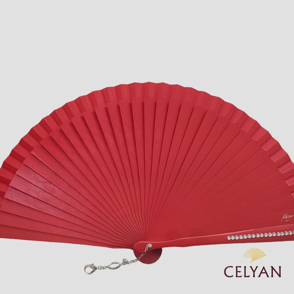 Abanico Ceremonia Rojo R 1186