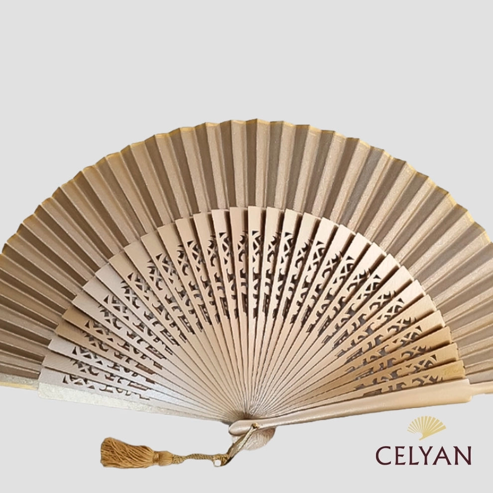 Abanico Dorado Nacarado R 1185