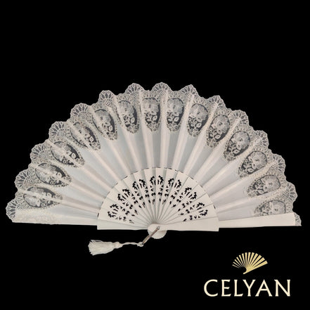 Abanico Encaje Novia R 538