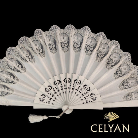 Abanico Encaje Novia R 538