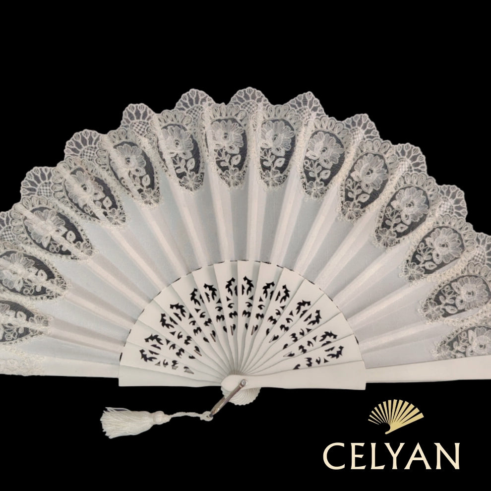 Abanico Encaje Novia R 538