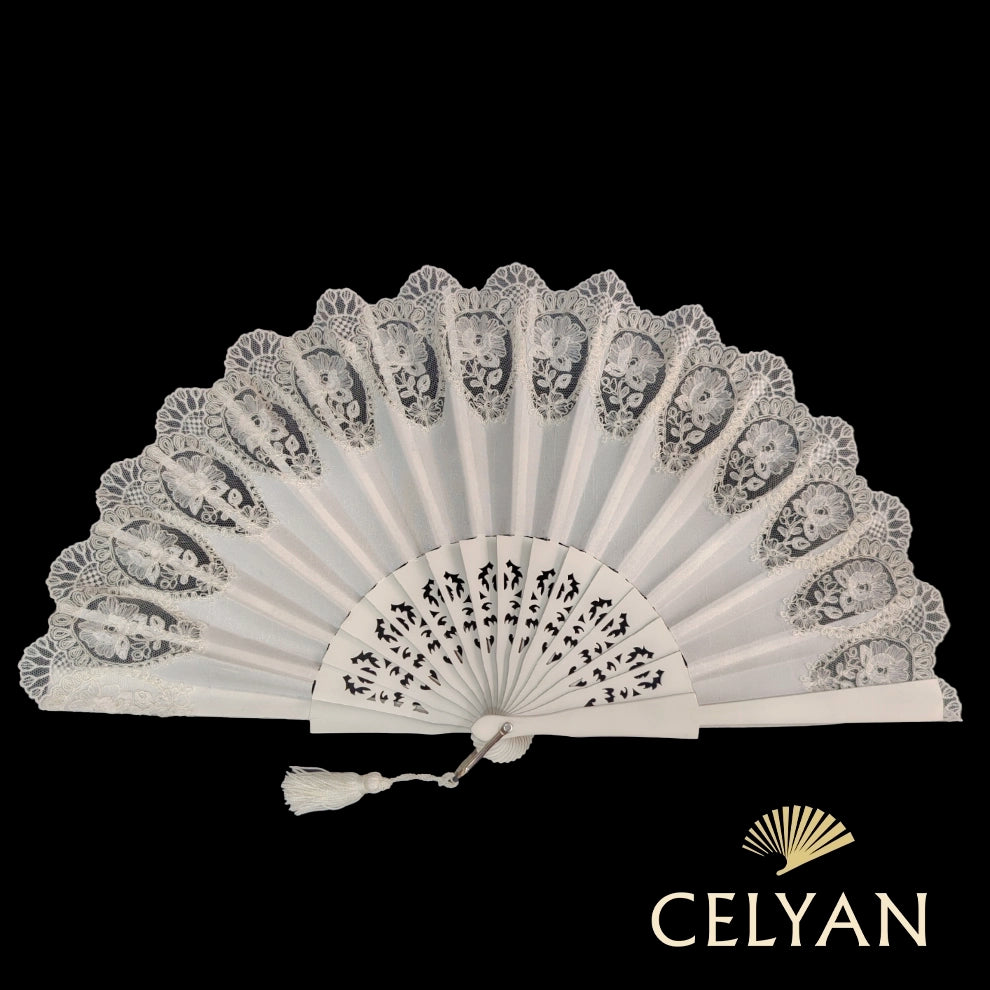 Abanico Encaje Novia R 538