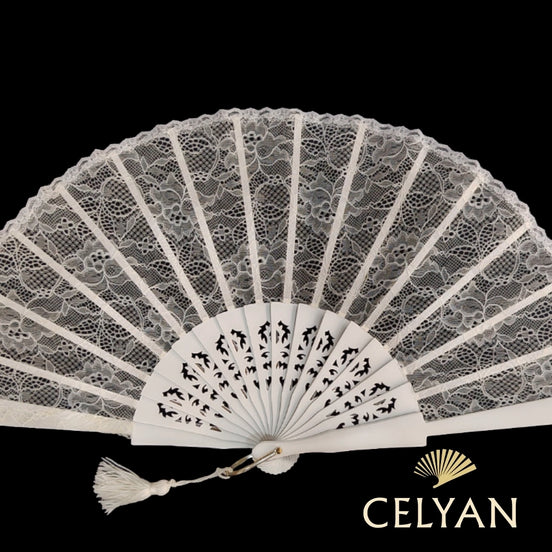 Abanico Encaje Novia R 982