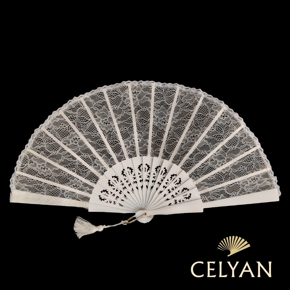 Abanico Encaje Novia R 982
