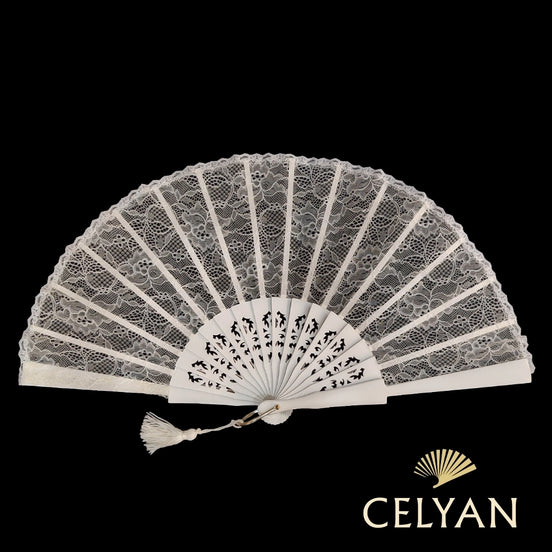 Abanico Encaje Novia R 982