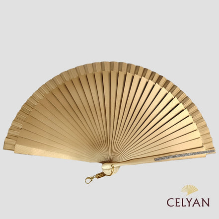 Abanico Fiesta Dorado 119