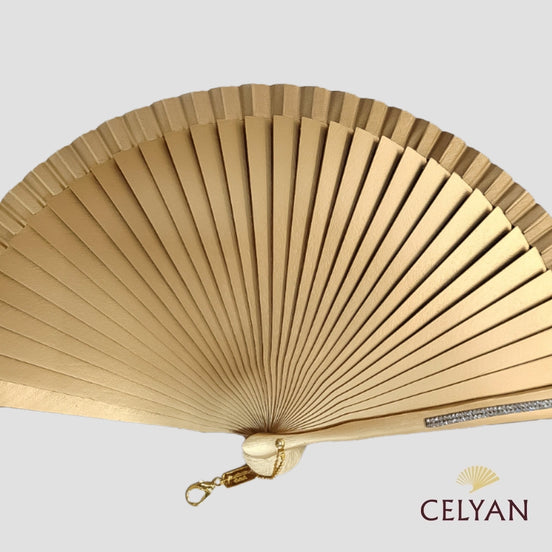 Abanico Fiesta Dorado 119