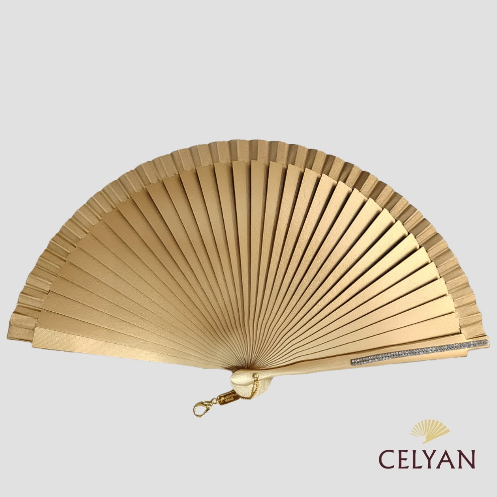 Abanico Fiesta Dorado 119