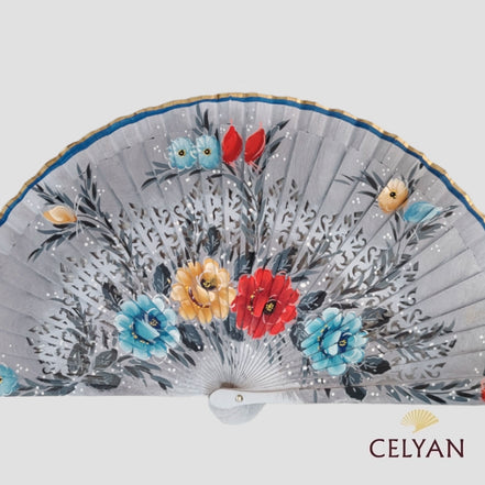 Abanico Floral Clásico R 1196
