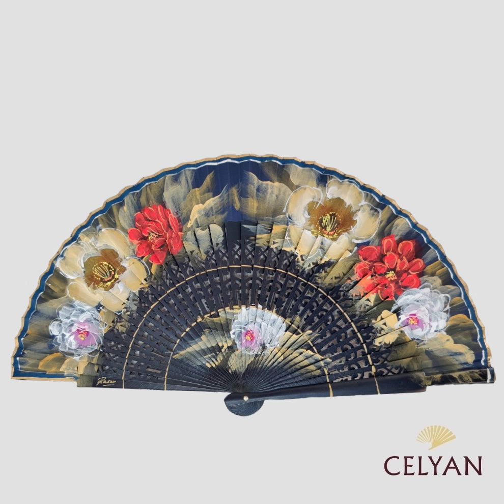 Abanico Floral Clásico R 965