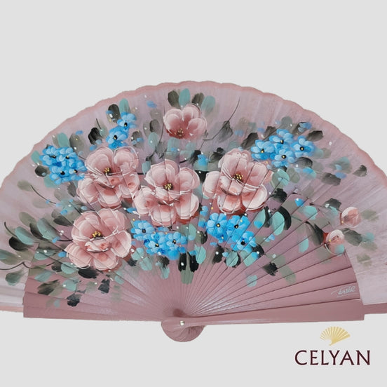 Abanico Floral Rosado R 747