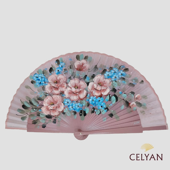 Abanico Floral Rosado R 747