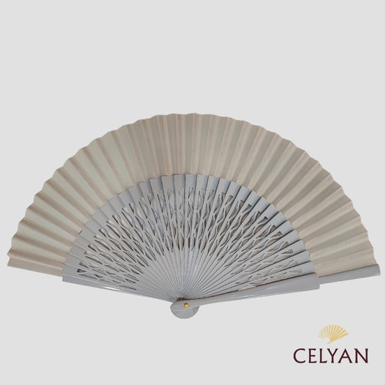 Abanico Lacado Gris Cb 1170