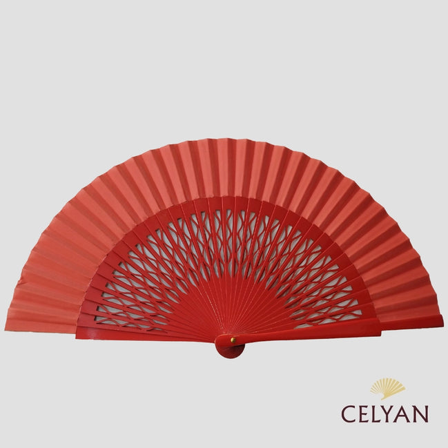 Abanico Lacado Rojo Cb 1170