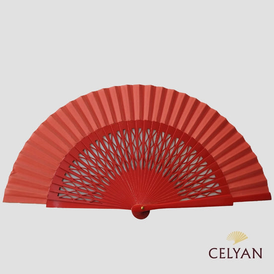 Abanico Lacado Rojo Cb 1170