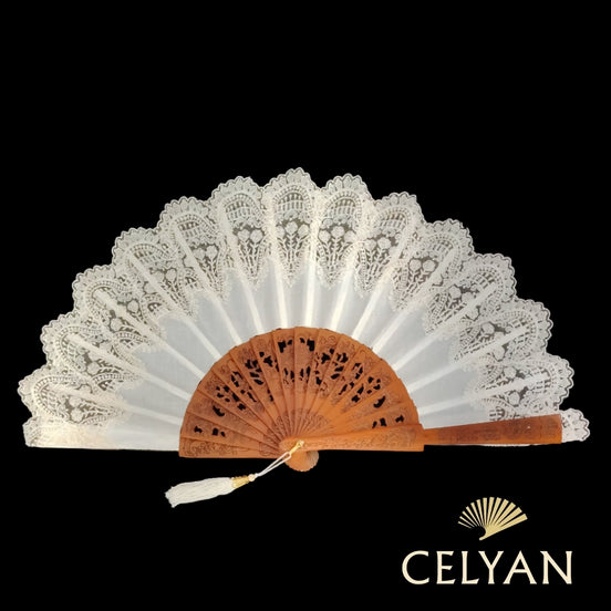 Abanico Novia Natural Ad 15146