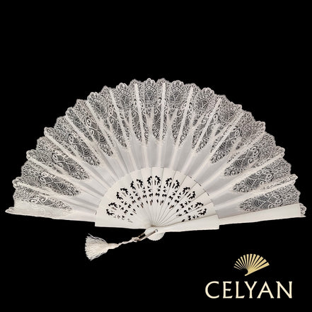 Abanico Novia Puntilla Encaje R 832