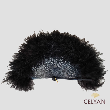 Abanico Plumas Negras Tb 383