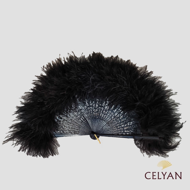 Abanico Plumas Negras Tb 383
