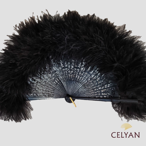 Abanico Plumas Negras Tb 383