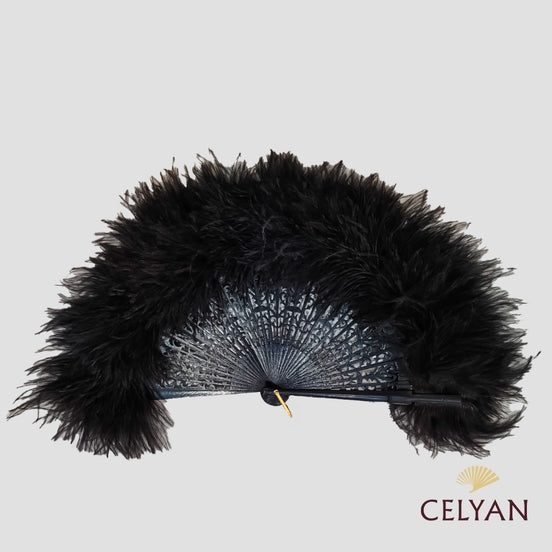 Abanico Plumas Negras Tb 383