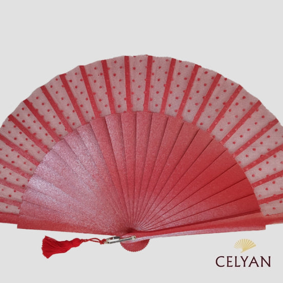 Abanico Plumeti Rojo R 741