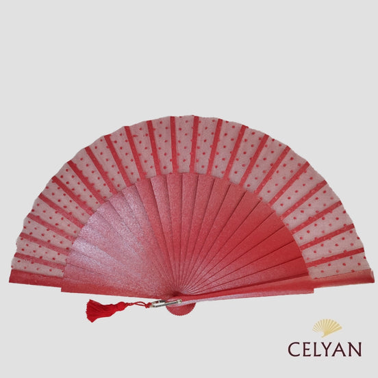 Abanico Plumeti Rojo R 741
