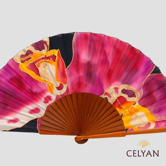 Abanico Seda Diseño Ma 98