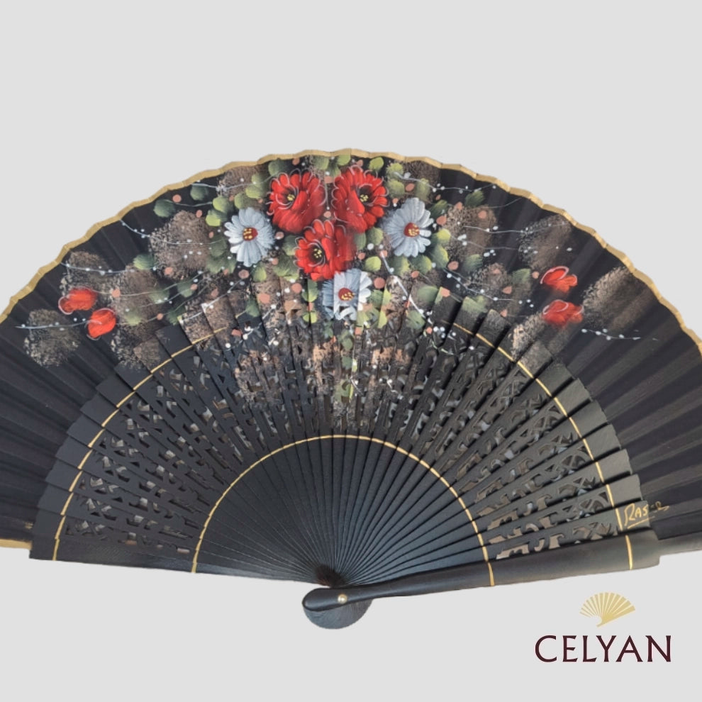 Abanico Tradicional Floral R 2511