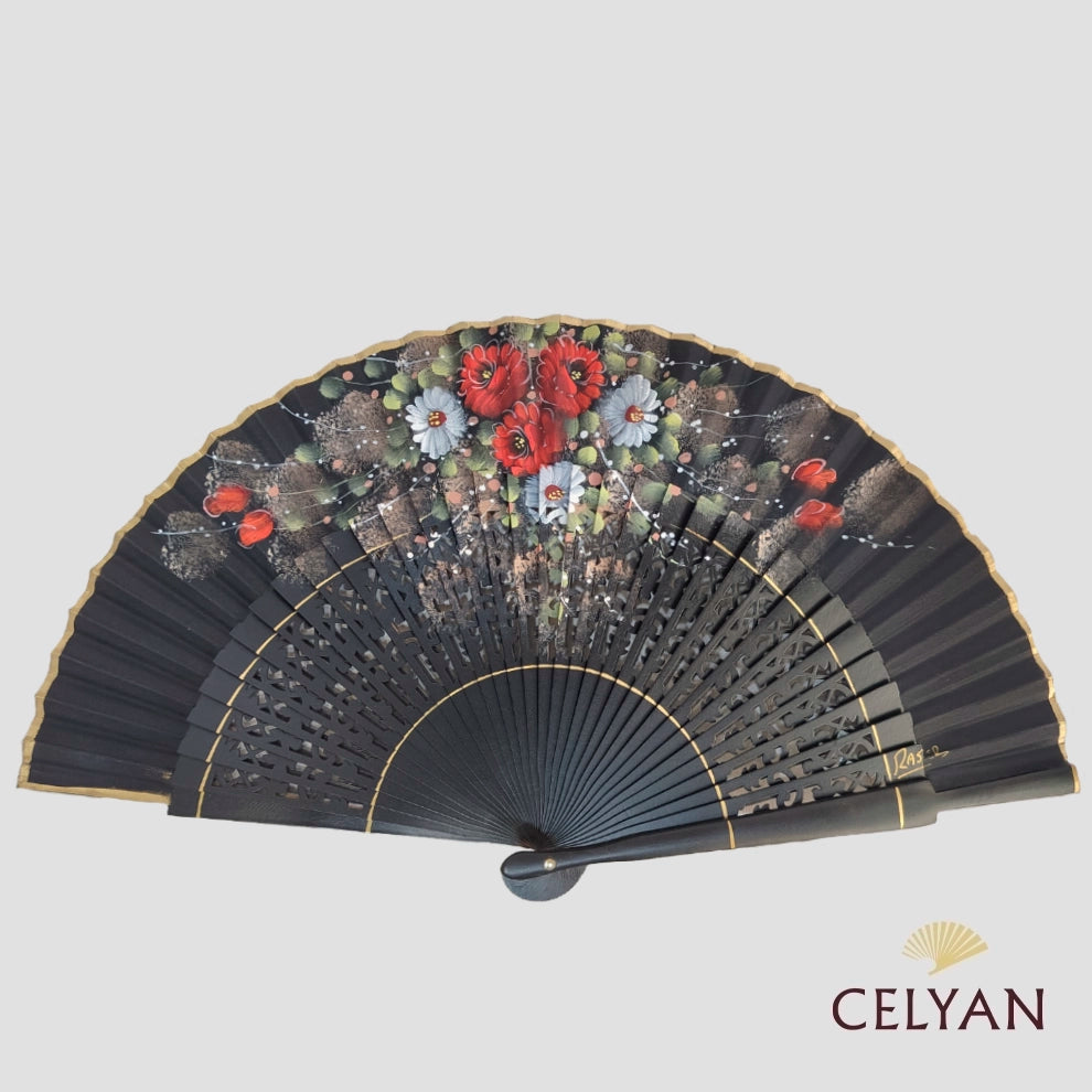 Abanico Tradicional Floral R 2511