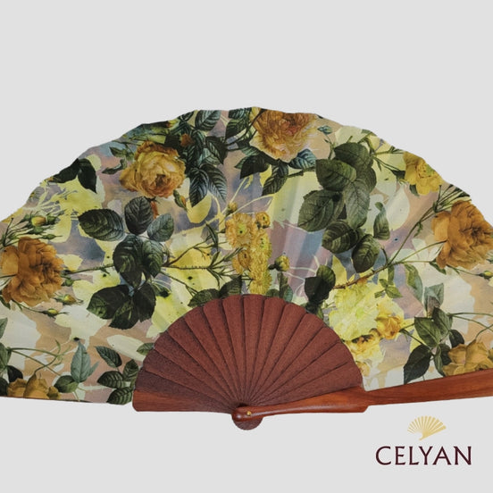 Abanico Algodón Floral Ch 373