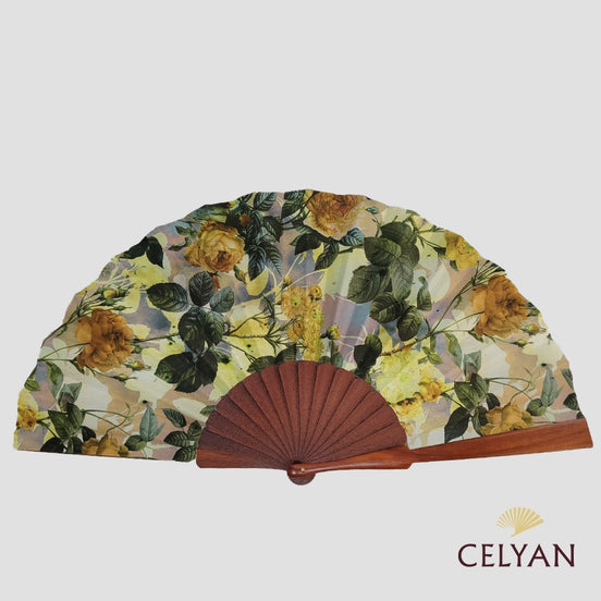Abanico Algodón Floral Ch 373